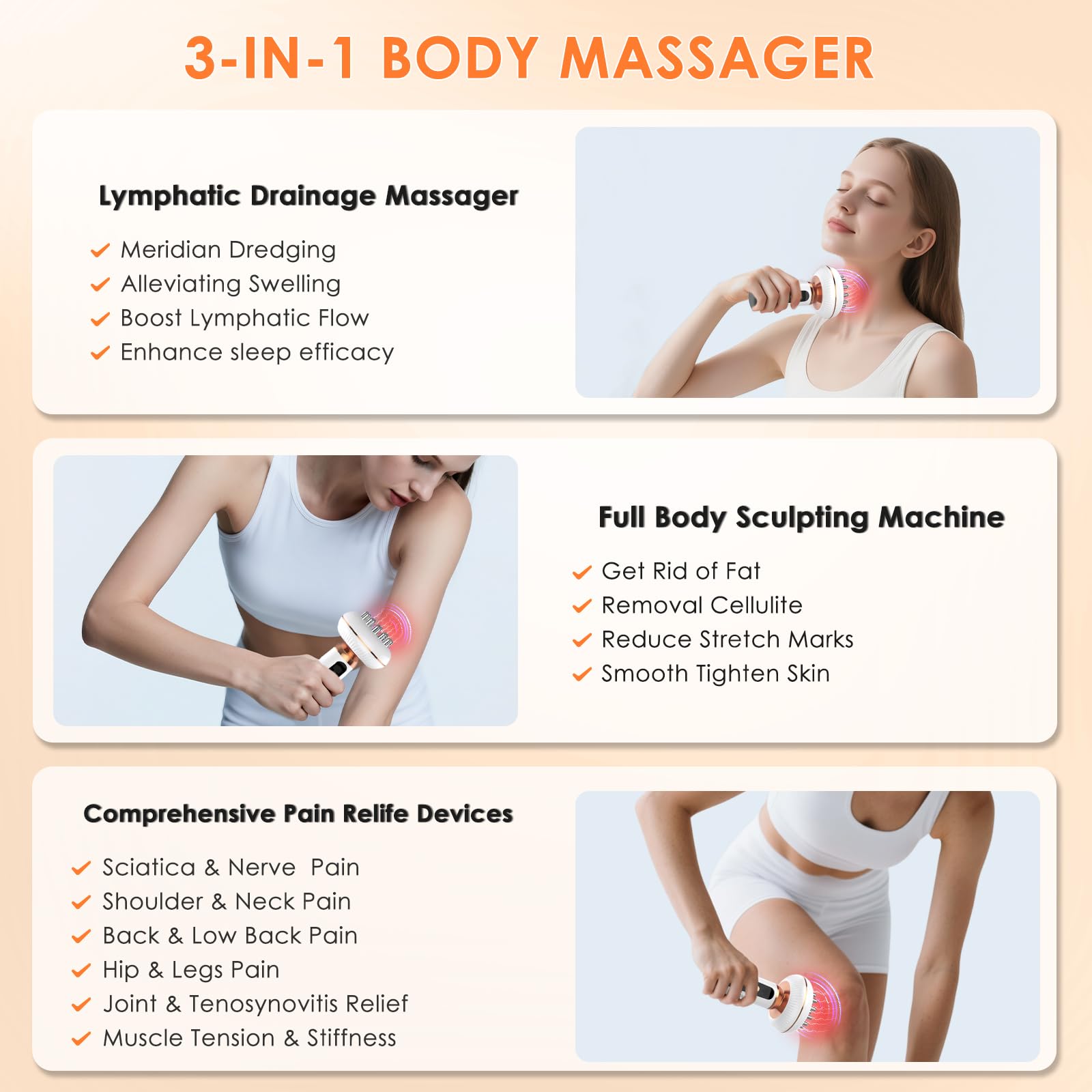 Amazon.com: 4-in-1 Body Sculpting Machine - Lymphatic Drainage